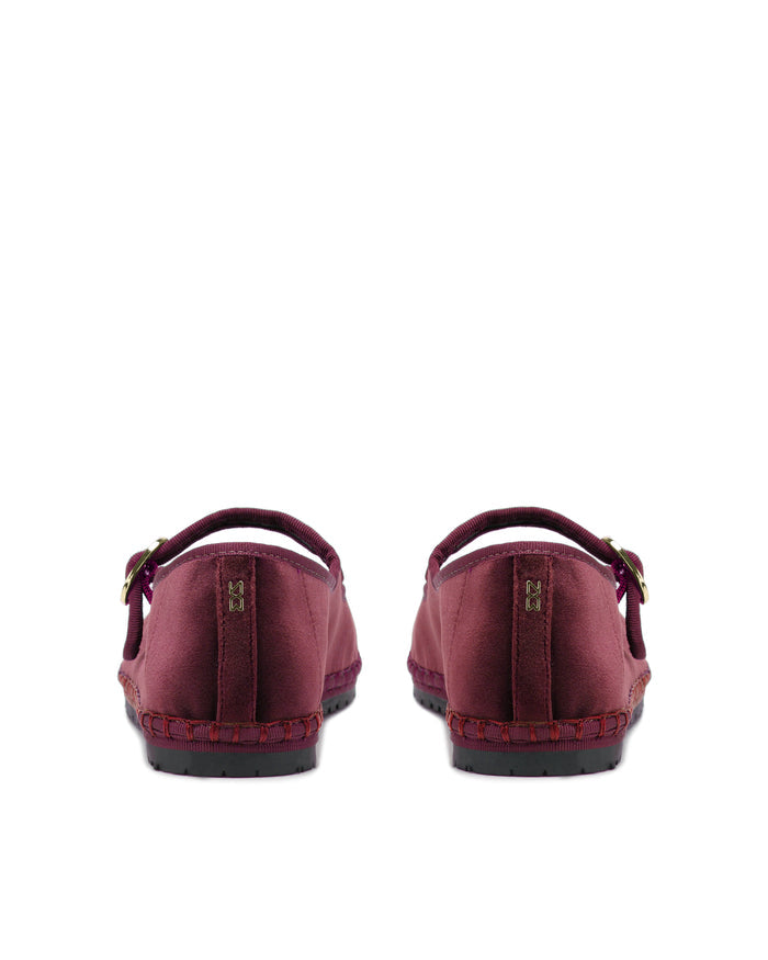 Mel Burgundy Velvet