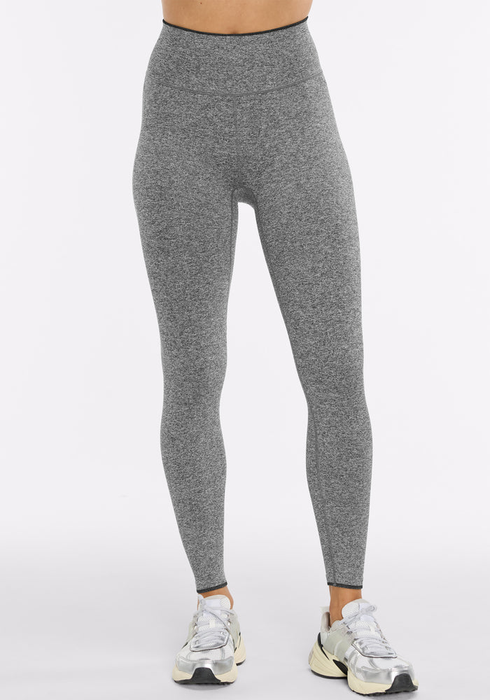 Melange Micro Rib Seamless Legging