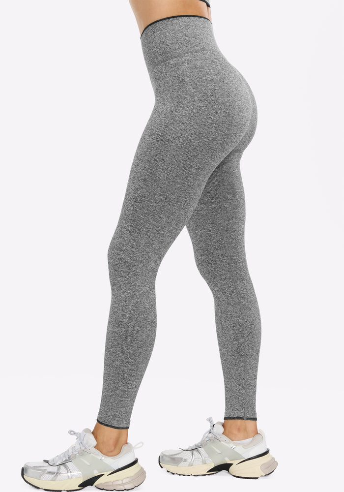 Melange Micro Rib Seamless Legging