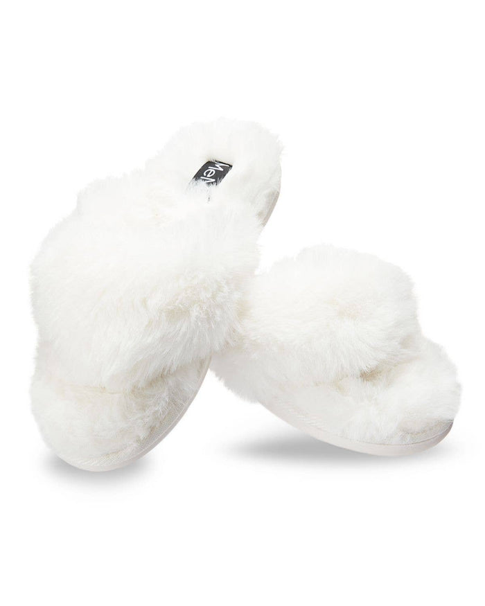 white memoi thong bedroom slippers