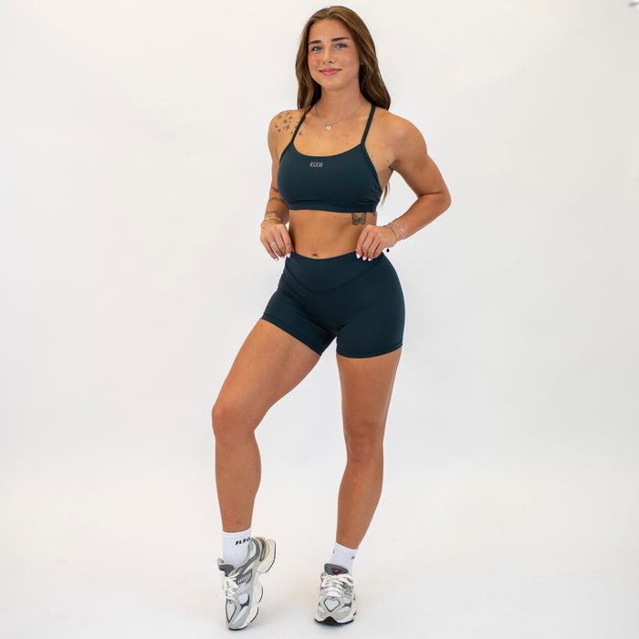 Magical Forest V Waistband No Front Seam High Rise Shorts