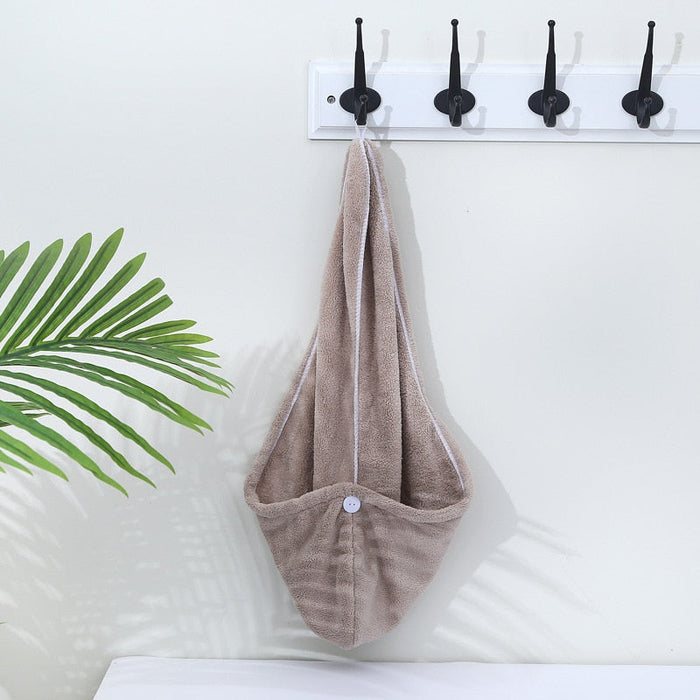 Microfiber Hair Towel (2 Pieces)