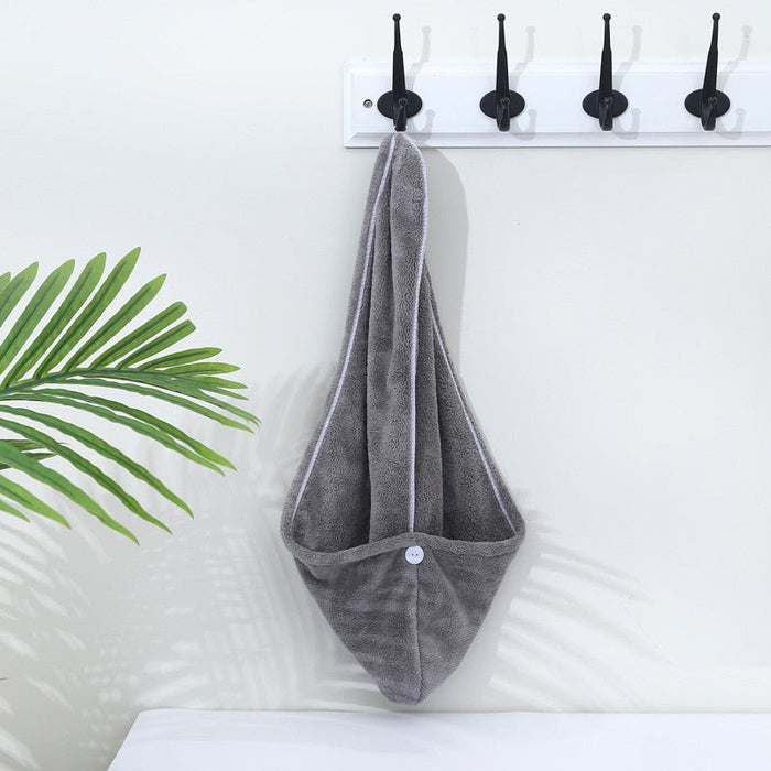 Microfiber Hair Towel (2 Pieces)