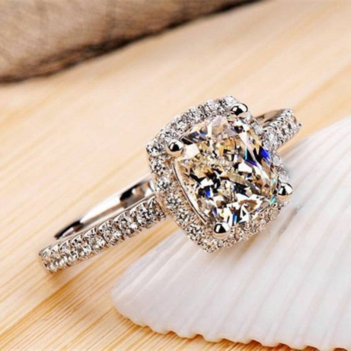 Midi Square Promise Ring