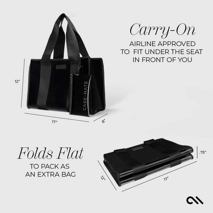 Midnight Black Jelly Tote Bag | Case-Mate