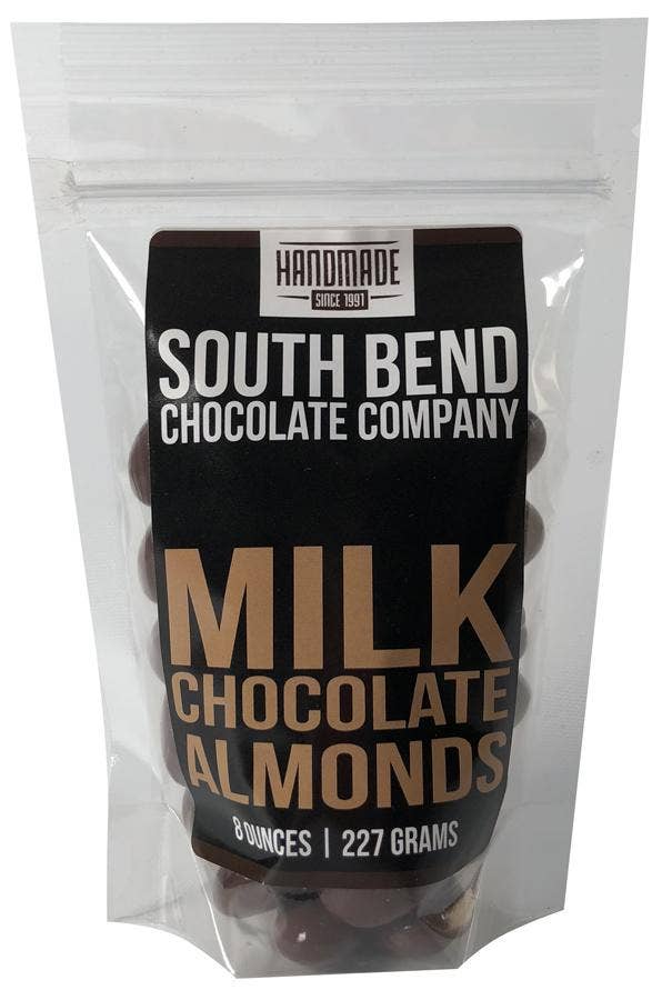 Milk Chocolate Almonds: 8oz