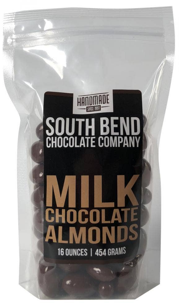 Milk Chocolate Almonds: 8oz