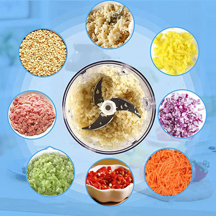 Mini electric food processor