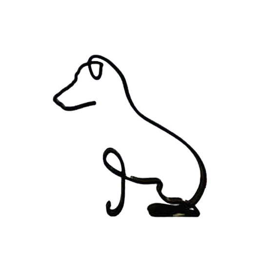 Minimalist Dog Art Sculpture
