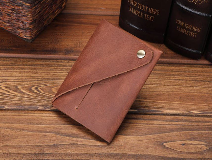 Minimalist Smart Leather Card Wallet