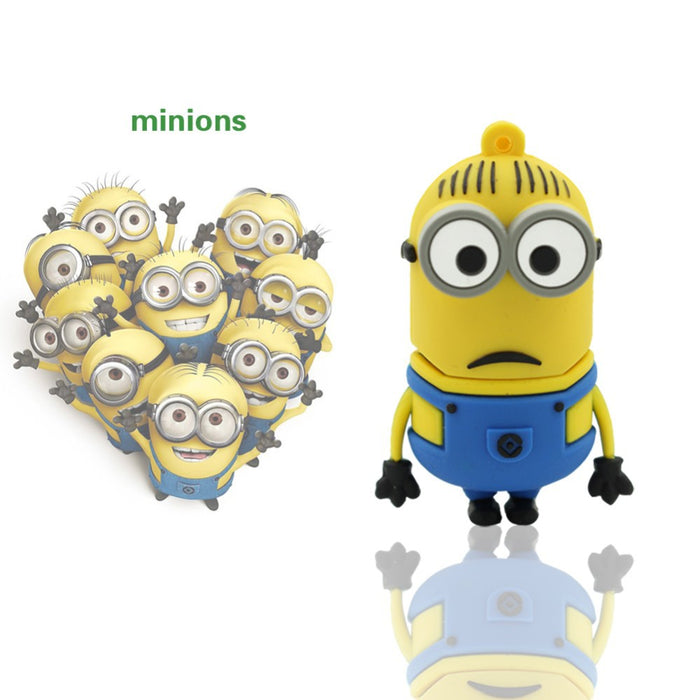 MINIONS Despicable Me USB Flash Drive 2.0 Rubber - 10 styles 16gb