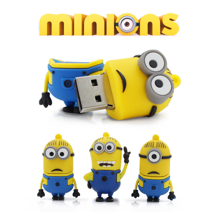 MINIONS Despicable Me USB Flash Drive 2.0 Rubber - 10 styles 16gb