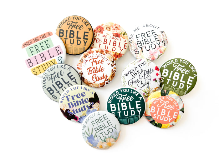 MIXED Free Bible Study Pins - GINGERS
