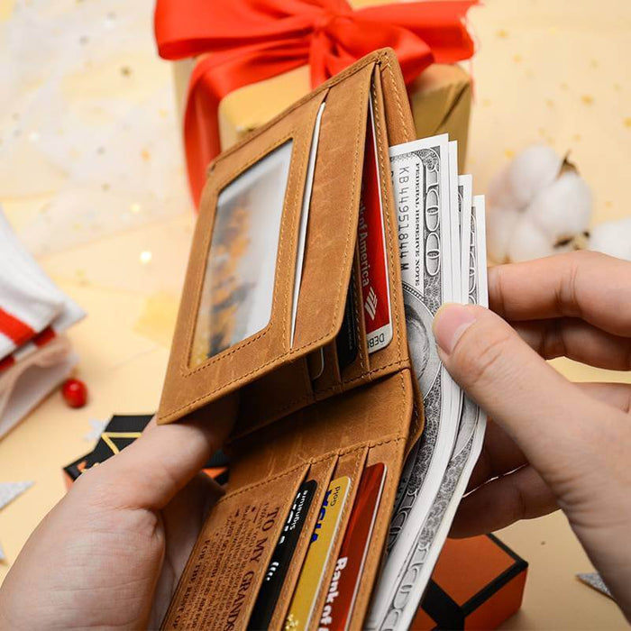 Mom to Son - Personalized Wallet