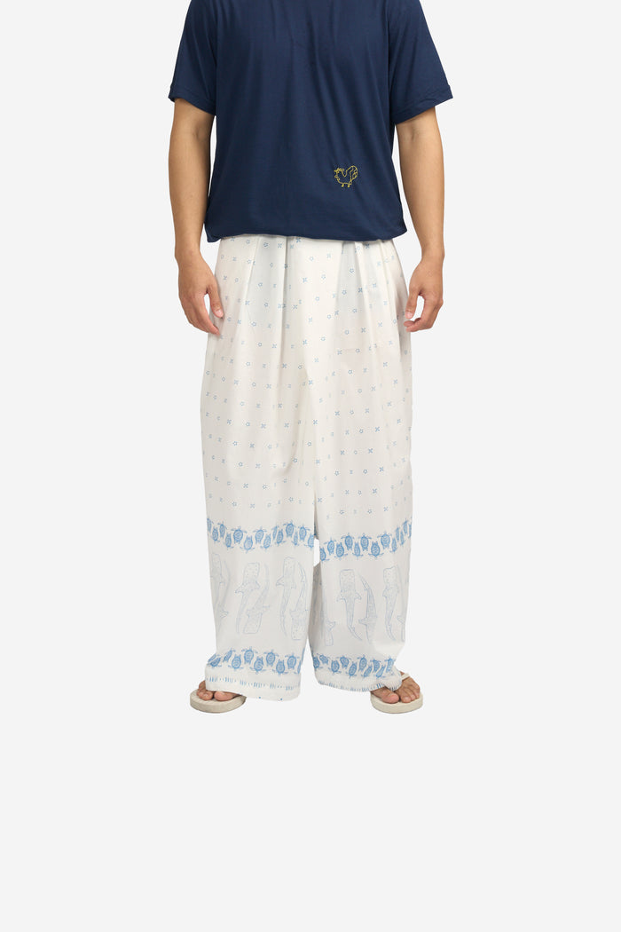 ”Mosaik” - Man's Two Buttons Maxi Pants