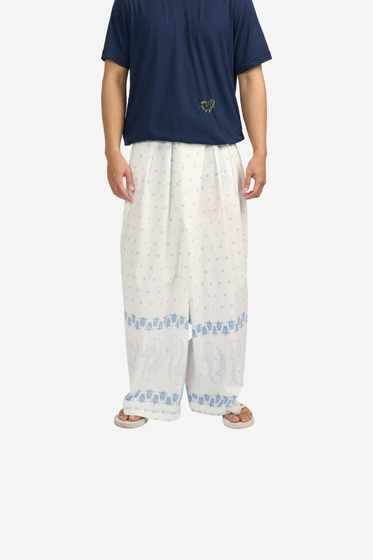 ”Mosaik” - Man's Two Buttons Maxi Pants