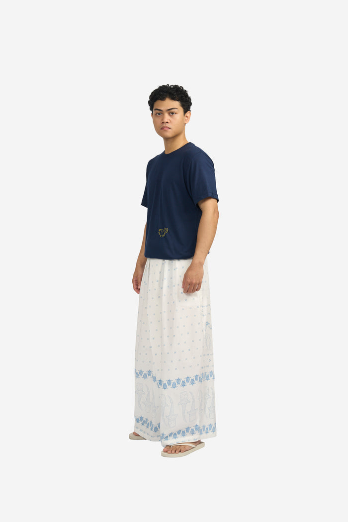 ”Mosaik” - Man's Two Buttons Maxi Pants