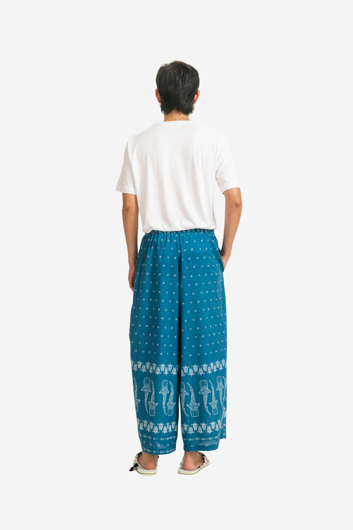 ”Mosaik” - Man's Two Buttons Maxi Pants