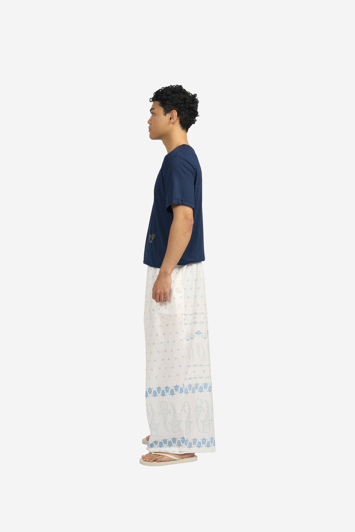 ”Mosaik” - Man's Two Buttons Maxi Pants