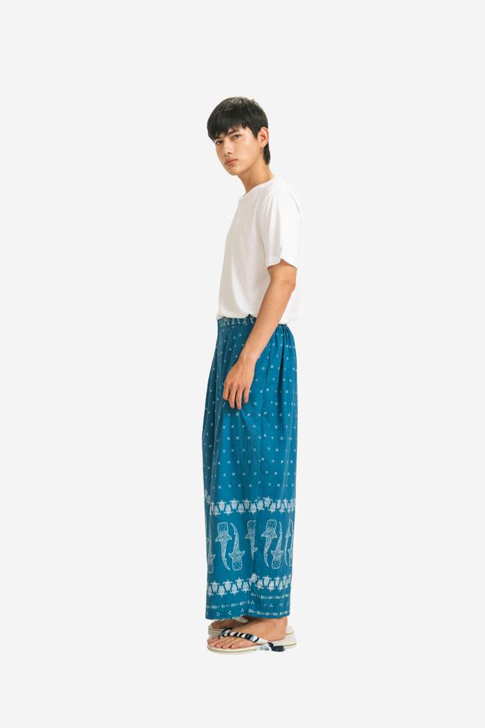 ”Mosaik” - Man's Two Buttons Maxi Pants