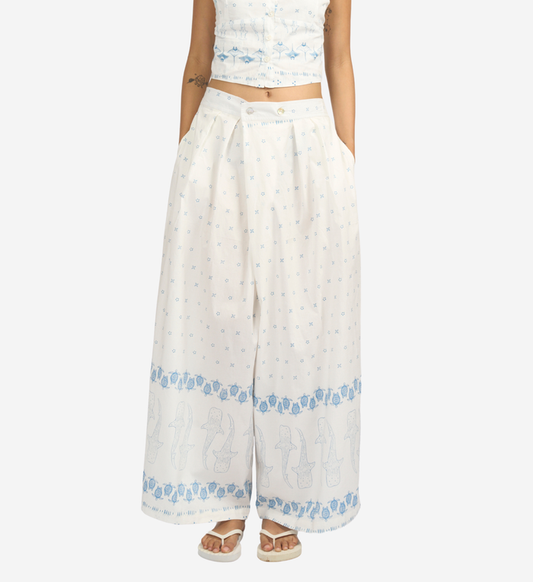 ”Mosaik” - Woman's Two Buttons Maxi Pants