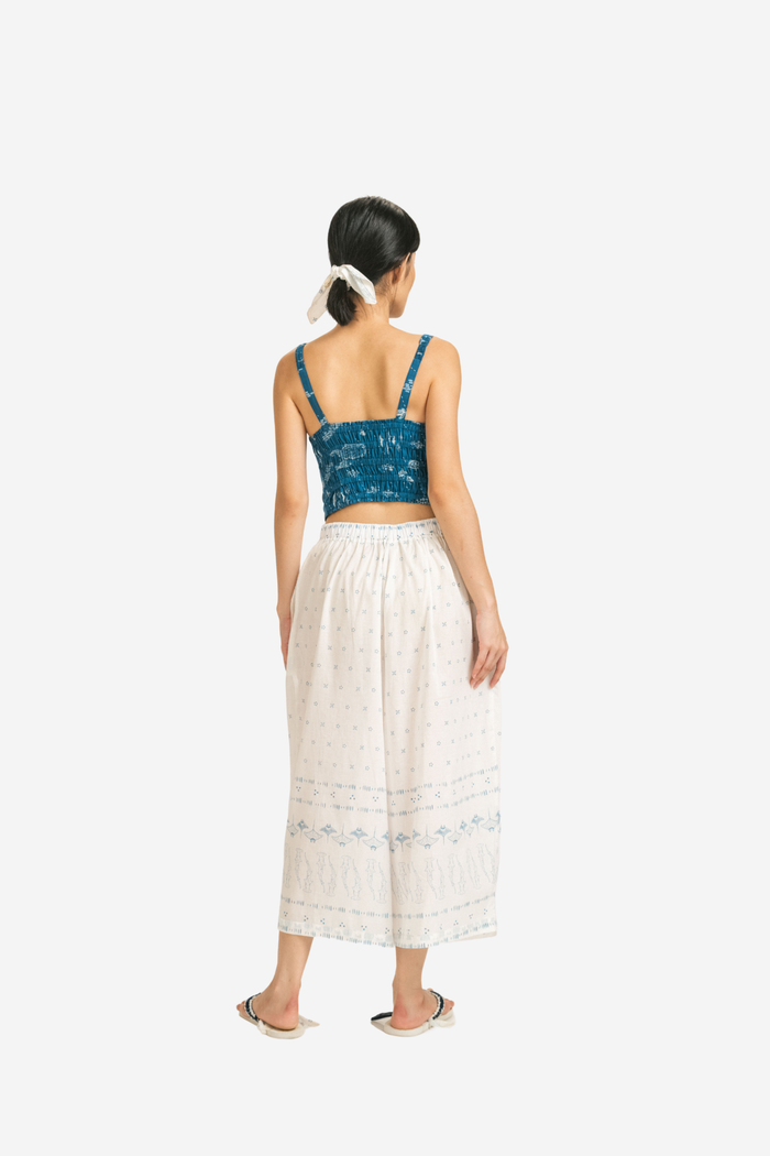 ”Mosaik” - Woman's Two Buttons Midi Pants