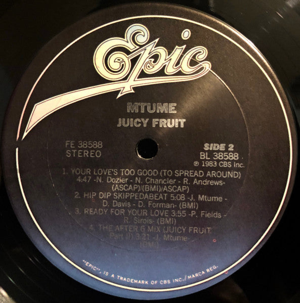 Mtume - Juicy Fruit (LP) [US] 1st (Very Good Plus (VG+))
