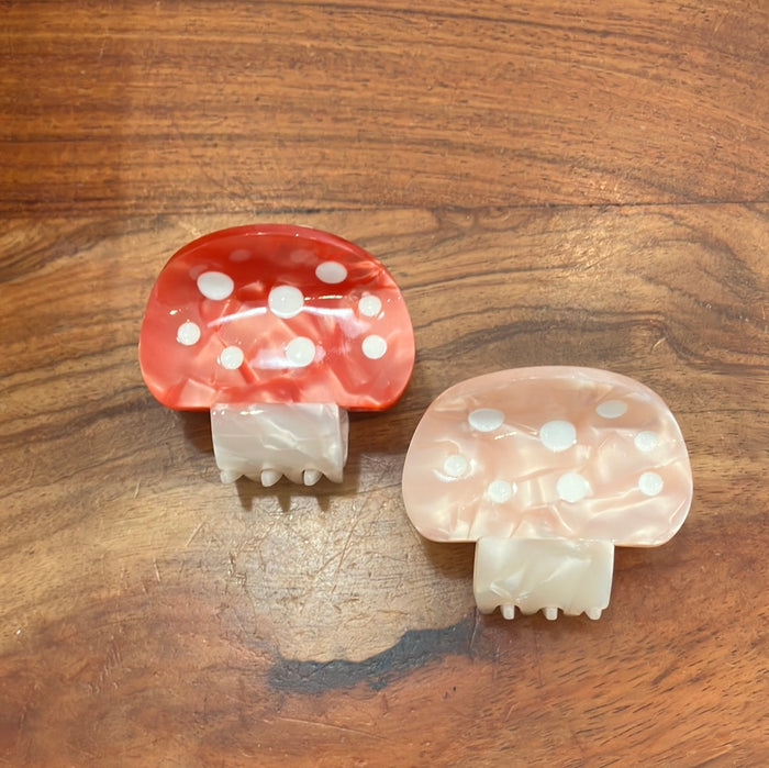 Mushroom Hair Claw Clip