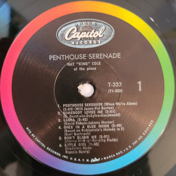 Nat King Cole - Penthouse Serenade (LP) [US] 1962 RP (Very Good Plus (VG+))
