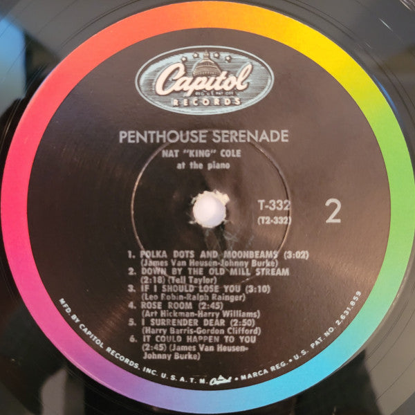 Nat King Cole - Penthouse Serenade (LP) [US] 1962 RP (Very Good Plus (VG+))