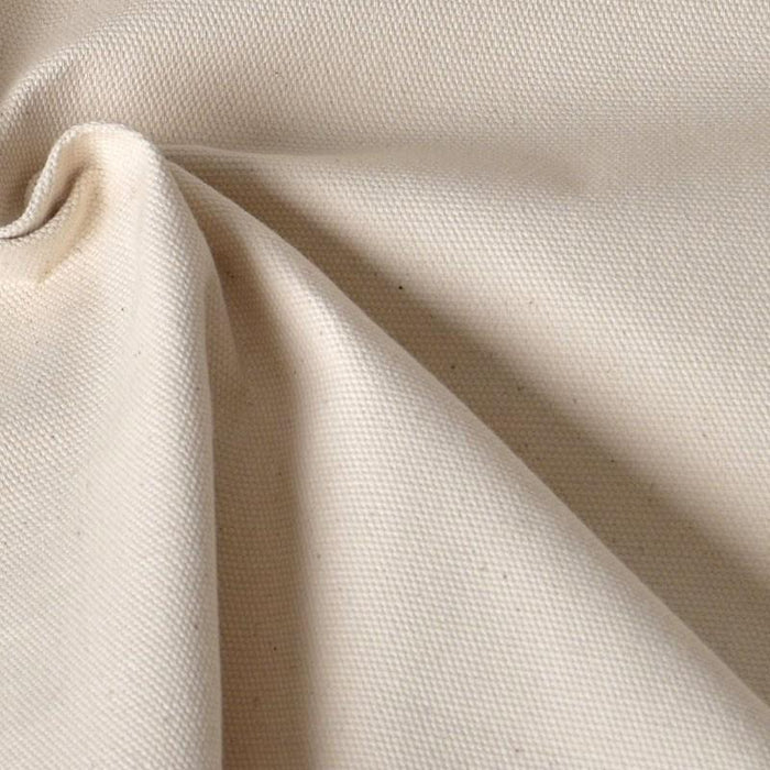 Natural Cotton Duck Canvas Fabric - 7 oz - Fashion Fabrics LLC