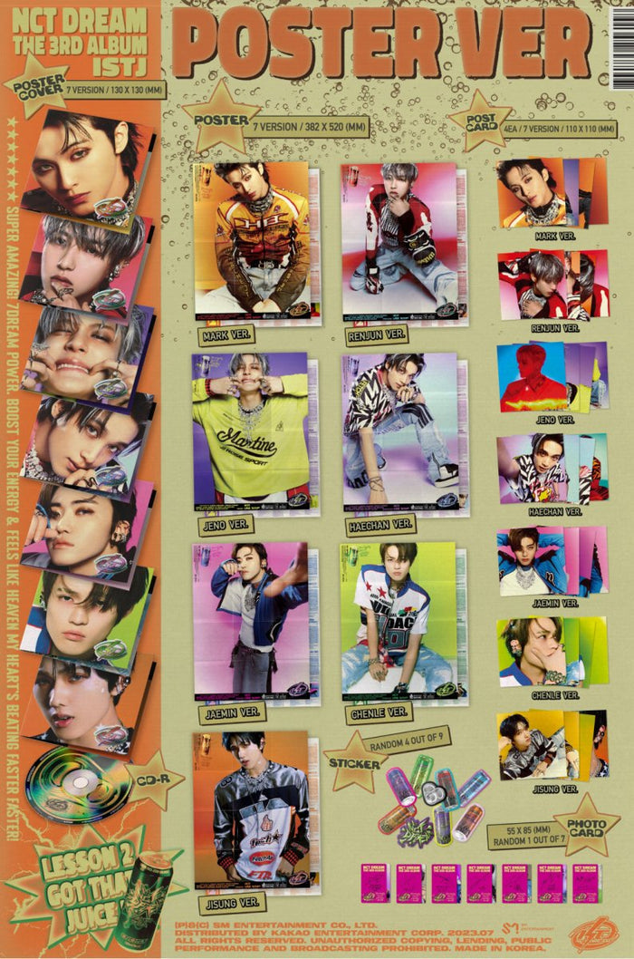 NCT DREAM - ISTJ 3rd Album ( Poster Version ) - K-STAR