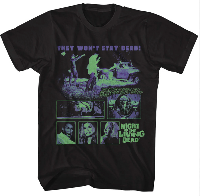 Night Of The Living Dead (1968) "Zombie Track" T-Shirt