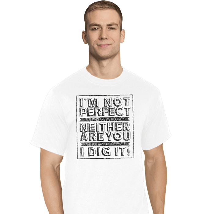 Shirts T-Shirts, Tall / Large / White Not Perfect