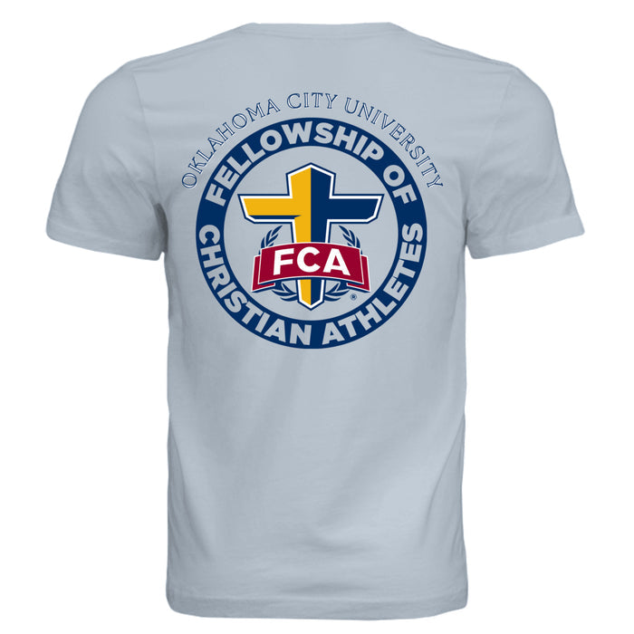 Solid Carolina Blue Triblend - BACK