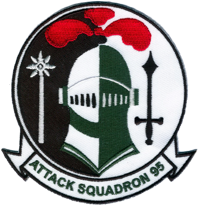 Officially Licensed US Navy VA-95 Sky Knights Patch