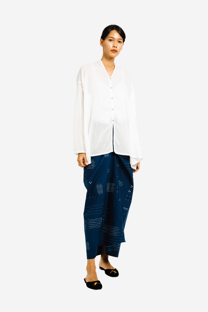 "Ombak Laut" - Kebaya Pendek See-Through