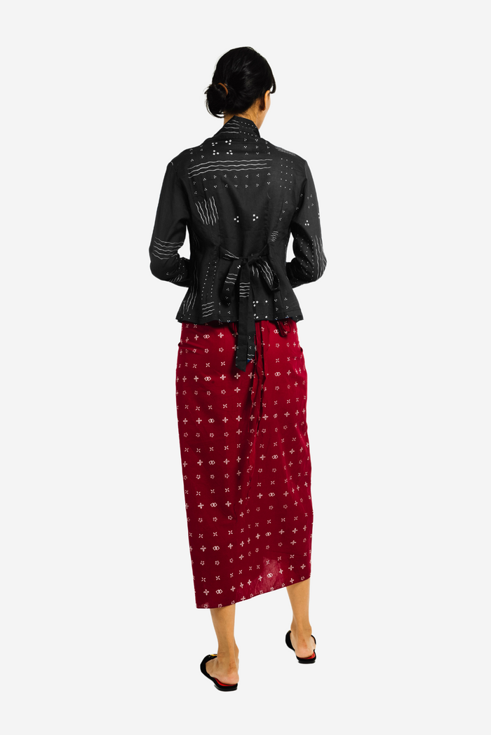 "Ombak Laut" - Kebaya Pendek