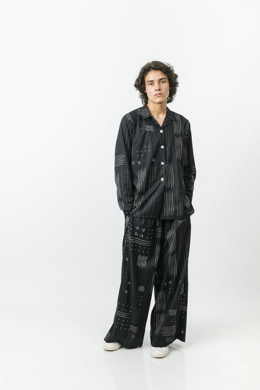 "Ombak Laut" - Man's Tilem Pajama Set
