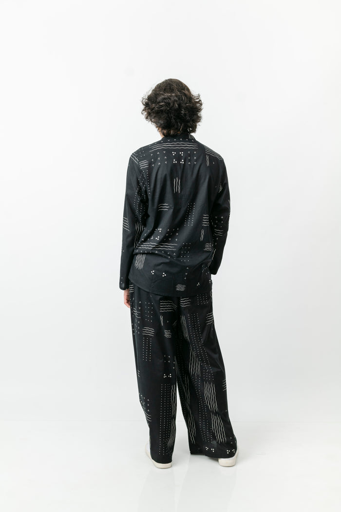 "Ombak Laut" - Man's Tilem Pajama Set