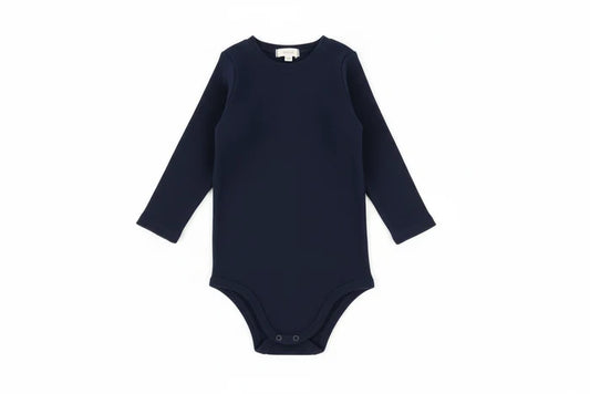 onesie l/s crewneck ribbed - navy