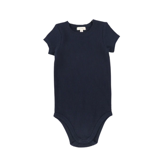 onesie s/s ribbed  - navy