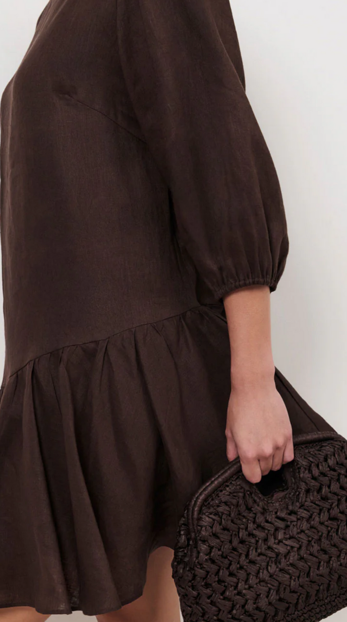 Open Handle Paper Weave Clutch Coco
