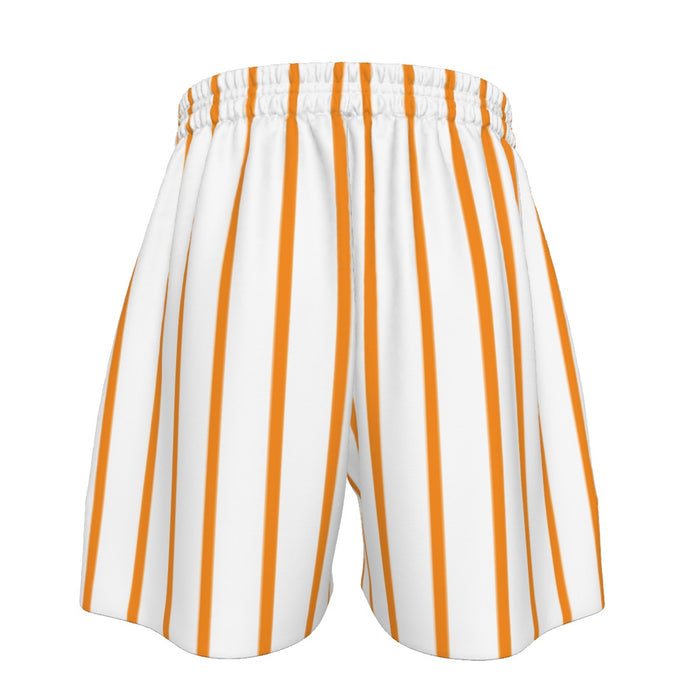 Orange Pinstripe Sport Shorts (All Sizes)