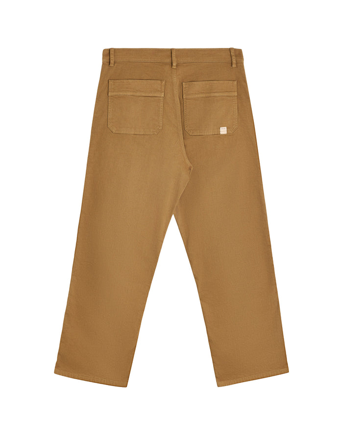 pantalon baggy taupe PULLIN en coton