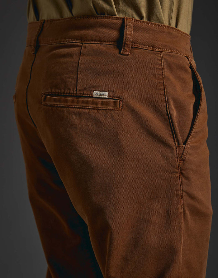 pantalon chino almond PULLIN en coton
