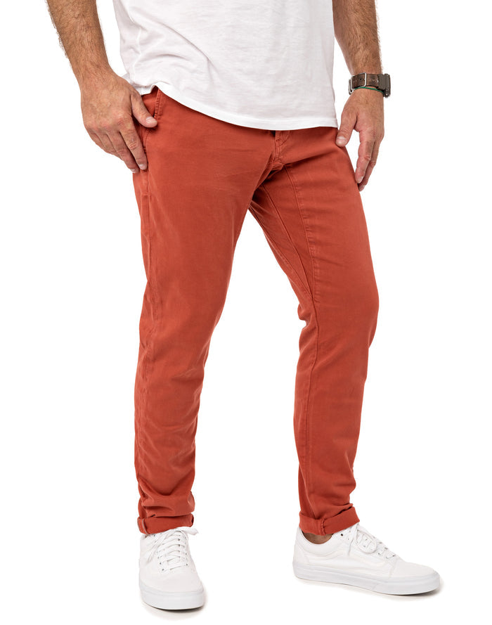 pantalon chino cherry PULLIN en coton