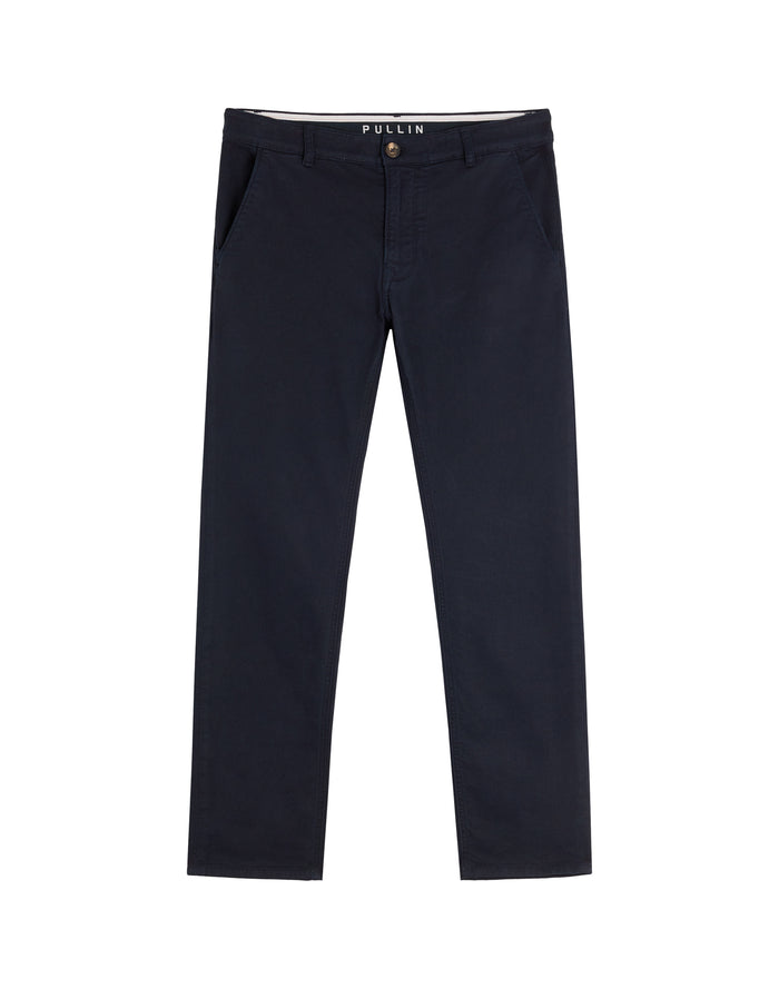 pantalon chino indigo25 PULLIN en coton