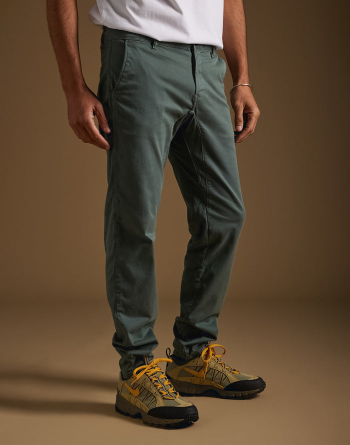 pantalon chino sky PULLIN en coton