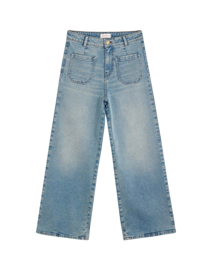 pantalon jane clearblue PULLIN en coton